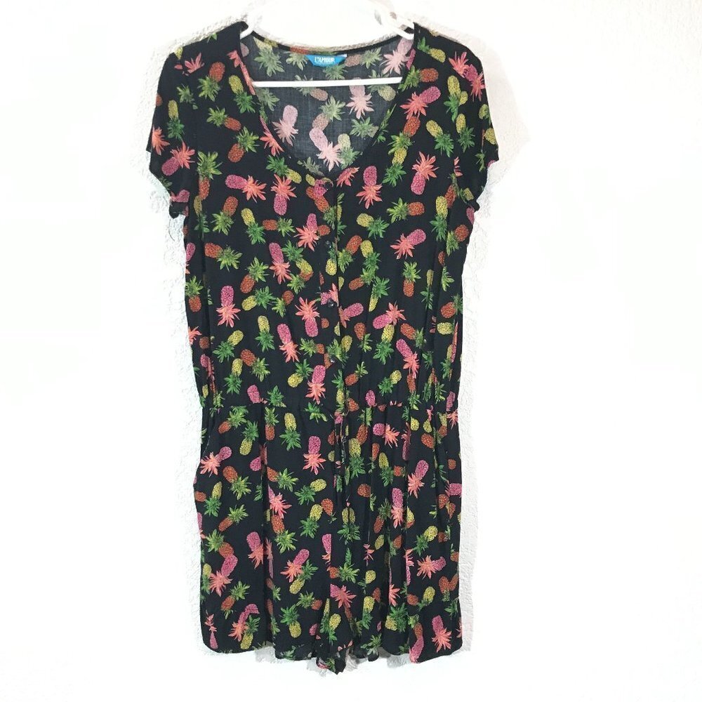 🌷Nanette Lepore L'Amour Pineapple Romper